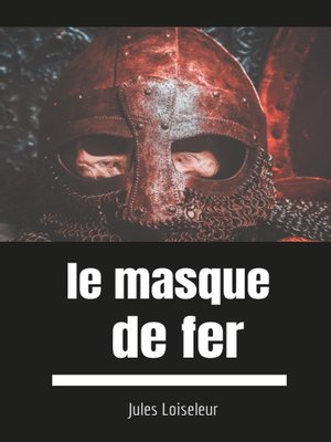 cover image of Le masque de fer